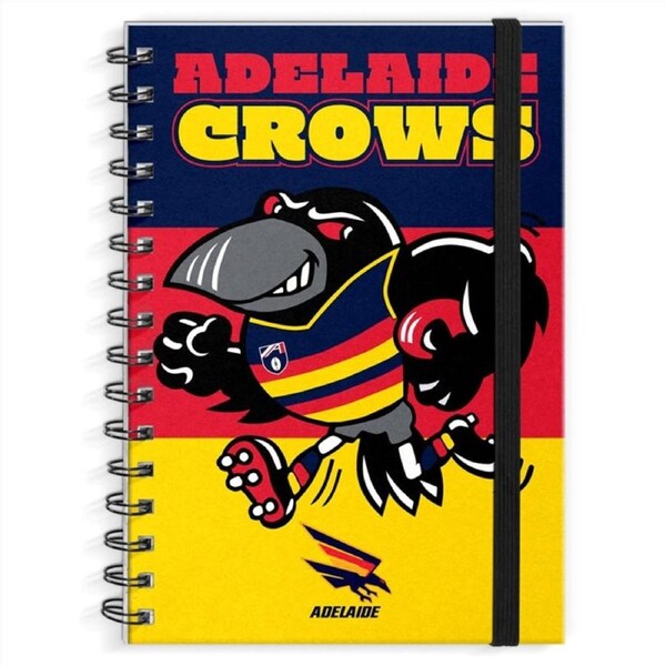 AFL: Adelaide Crows - Hard Cover Notebook