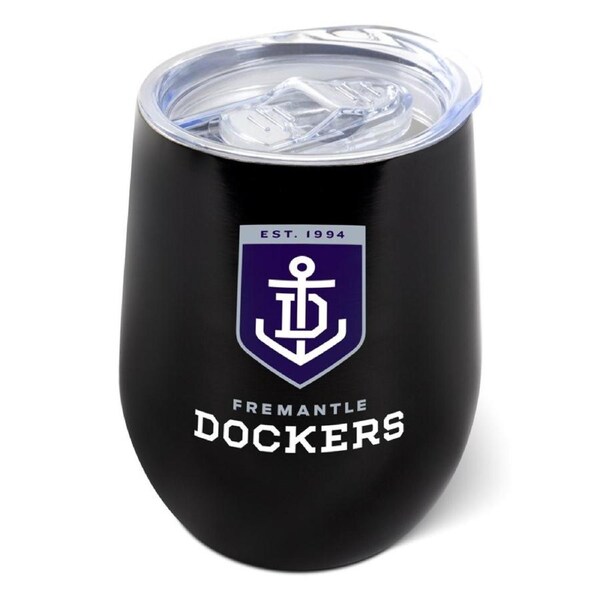 Fremantle Dockers Freo AFL Stainless Steel Travel Coffee Mug Cup Drink Tumbler
