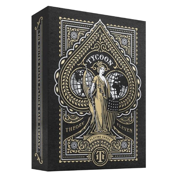 Theory 11 Tycoon Black Playing Cards