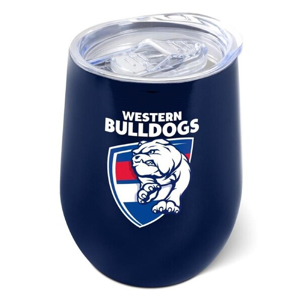 Western Bulldogs AFL Stainless Steel Travel Coffee Mug Cup Drink Tumbler
