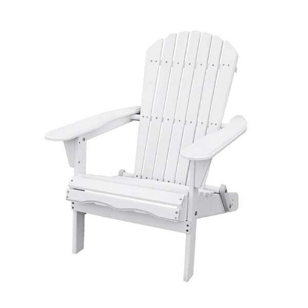 Adirondack Folding Chair-White