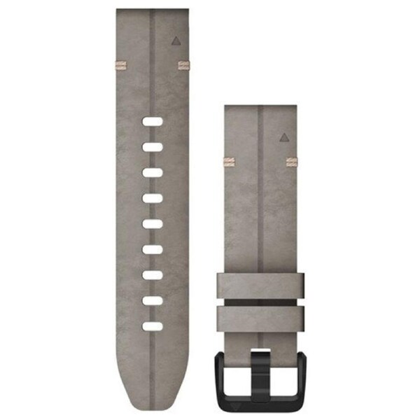 Garmin QuickFit 20 Watch Band - Shale Grey Suede Leather