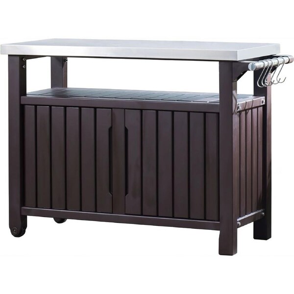 Keter Unity XL BBQ Entertainment Unit - Brown