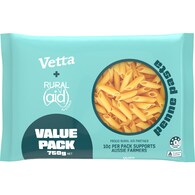Vetta Rural Aid Penne Pasta Value Pack
