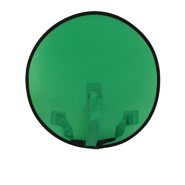 Large Pop-up Green Screen Round Background Chair Twitch Backdrop Cloth 75cm