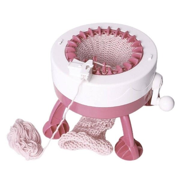 DIY Knitting Machine Set Smart Weaving Loom Kit for Sock Hat Beanie Kids Gift 48 Needle