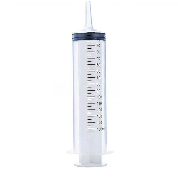 Reusable Big Large Plastic Hydroponics Nutrient Measuring Syringe 150ml