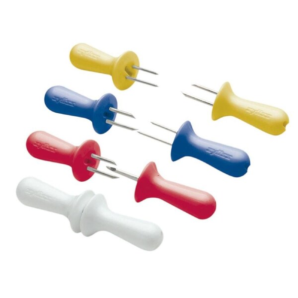 2pc Zyliss Stainless Steel Interlocking Corn Cob Holders Kitchen Utensil Primary