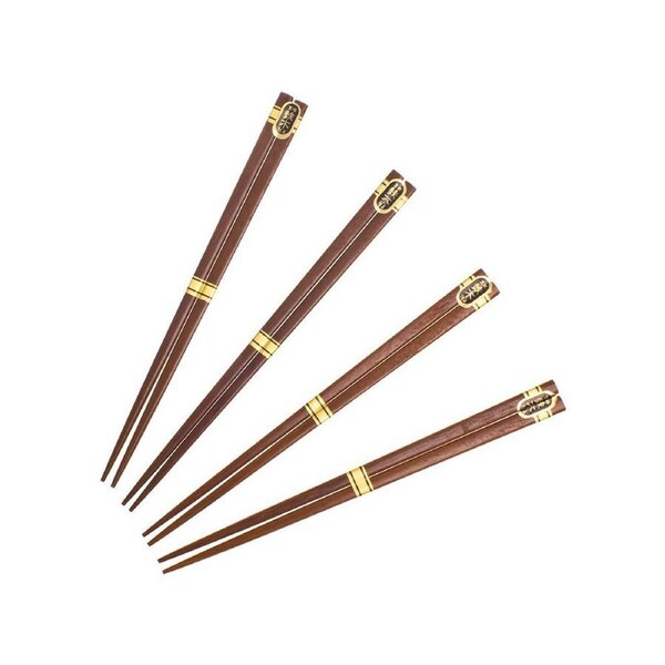 8pc D.Line 23.5cm Reusable Ironwood Udon/Noodles Chopsticks Set Asian Cutlery