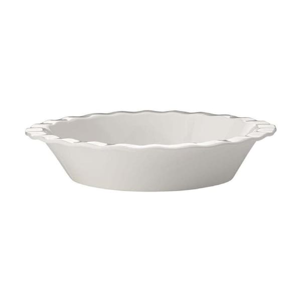 Maxwell & Williams Epicurious Fluted Pie Baking Dish 25x5cm Porcelain Rnd White