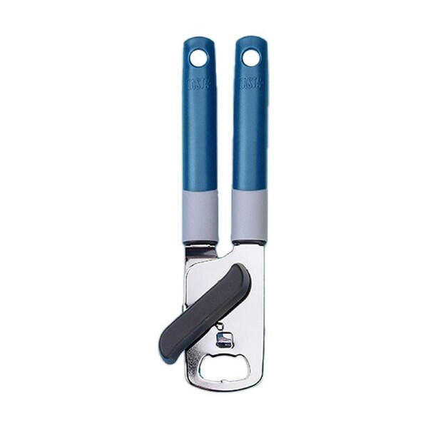 Tasty Stainless Steel Manual Can/Bottle Opener Kitchen Utensil 26cm BLU/SLV