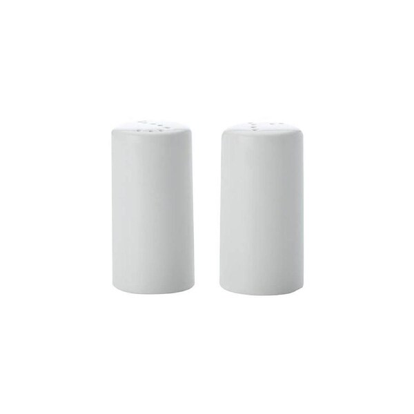 2PK Maxwell & Williams White Basics Salt & Pepper Shaker Set Fine Bone China