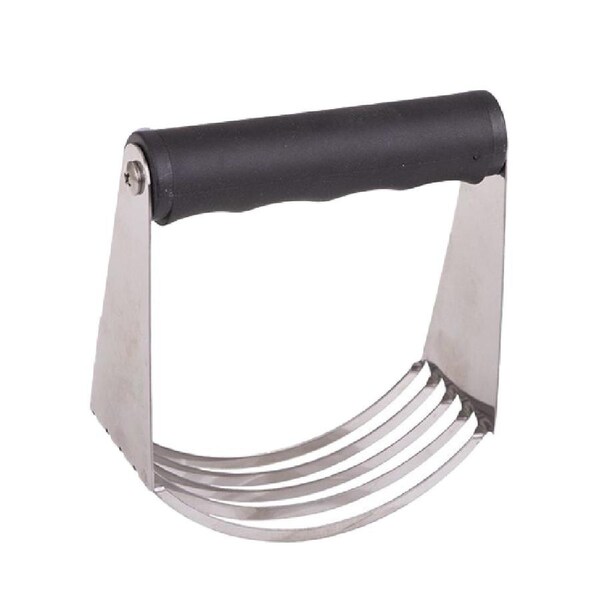 Appetito Stainless Steel Deluxe Pastry Blender w/ Soft Grip Baking Tools