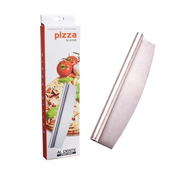 Al Dente Stainless Steel Professional Pizza Slicer Cooknig Utensil Cutter