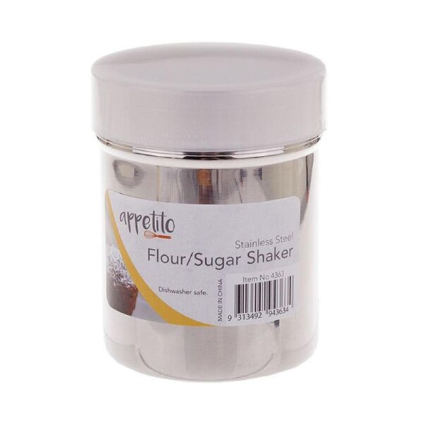 Appetito Stainless Steel Flour/Sugar Shaker Home Kitchen Cooking/Baking Tool