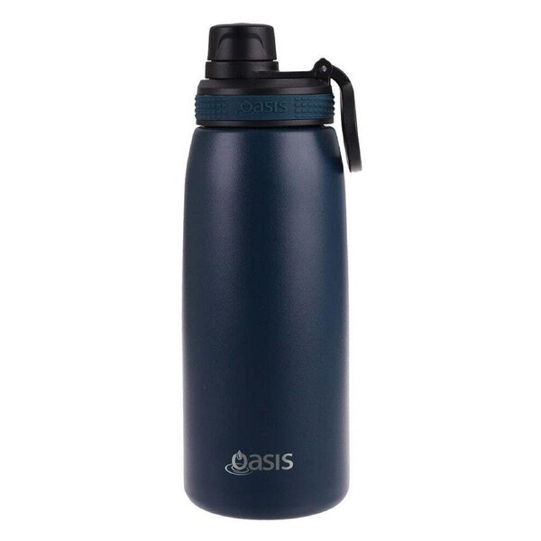 Oasis Sports Stainless Steel Screw Cap 780ml Insulated Drink Bottle Tumbler Navy