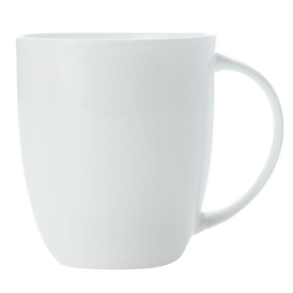 Maxwell & Williams Cashmere 420ml Porcelain Coupe Mug Coffee/Tea Drink Cup White
