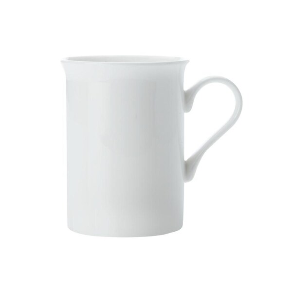 Maxwell & Williams Fine Bone China 340ml Cashmere Mug Cylindrical Cup White