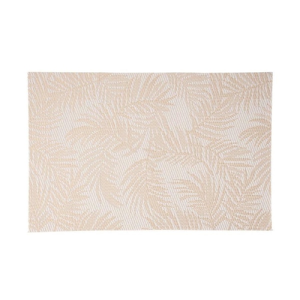 Maxwell & Williams Table Accents Placemat 45x30cm Rectangle Frond Gold White