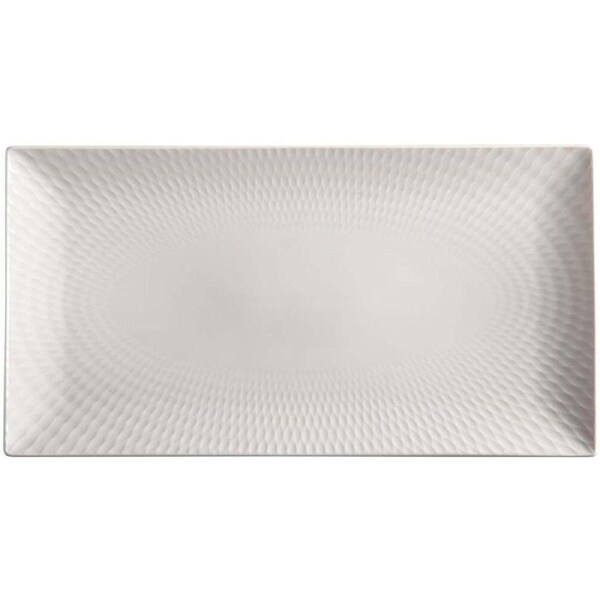Maxwell & Williams White Basics Diamonds Rectangular Platter 35x19cm Porcelain