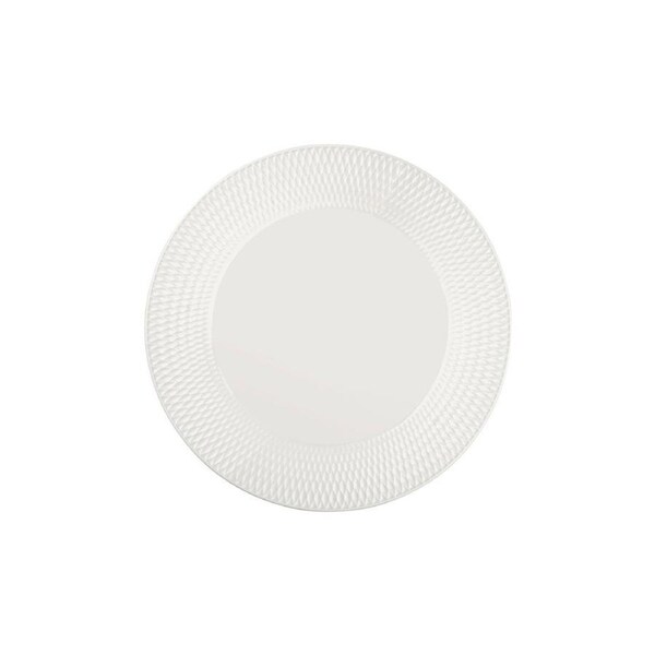 Maxwell & Williams White Basics Diamonds Footed Cake Stand 25cm Porcelain Round