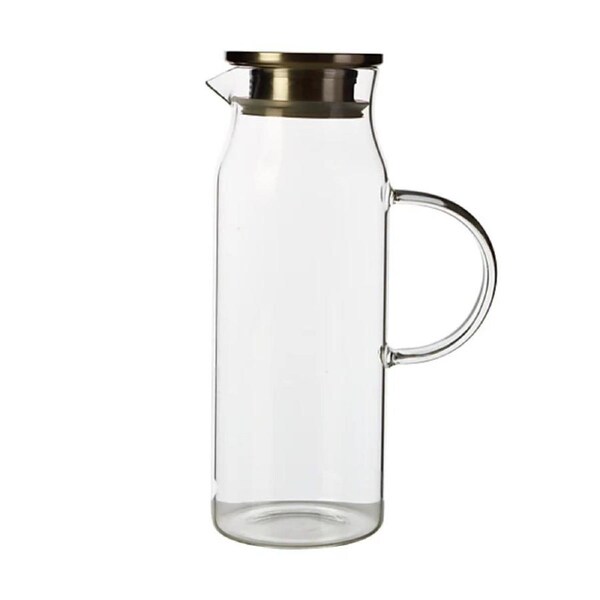 Maxwell & Williams Blend Clear Glass Pitcher Jug 1.5L w/ Stainless Steel Lid