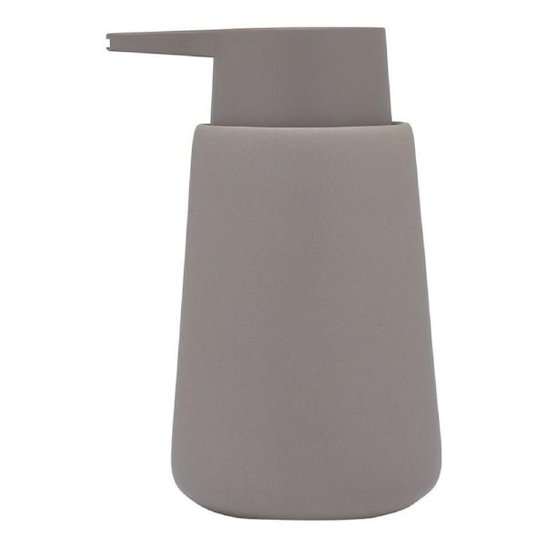 Porto Hudson Ceramic Hand Soap Dispenser Container Bath Organiser 15cm Grey