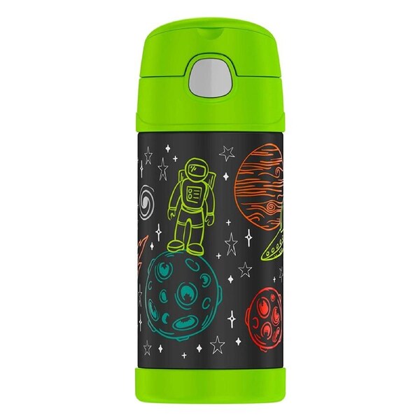 Thermos 355ml Funtainer Vacuum Insulated Drink Bottle Astronaut Stainless Steel