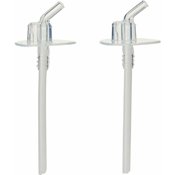2pc Thermos Replacement Straws/Mouth Pieces For Funtainer Bottles w/Carry Loop