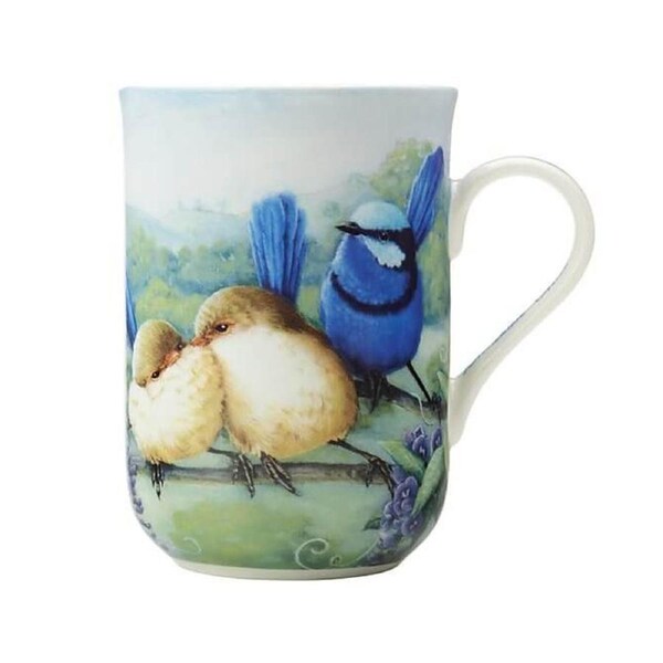 Maxwell & Williams Birds of Australia 300ml Bone China Mug Splendid Fairy Wren
