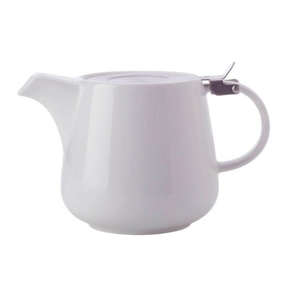 Maxwell & Williams White Basics 1.2L Teapot w/ Lid/Infuser Tea Pot/Jug White