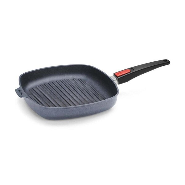 Woll Diamond Lite 28cm Detachable Handle Non-Stick Induction Square Grill Pan BK