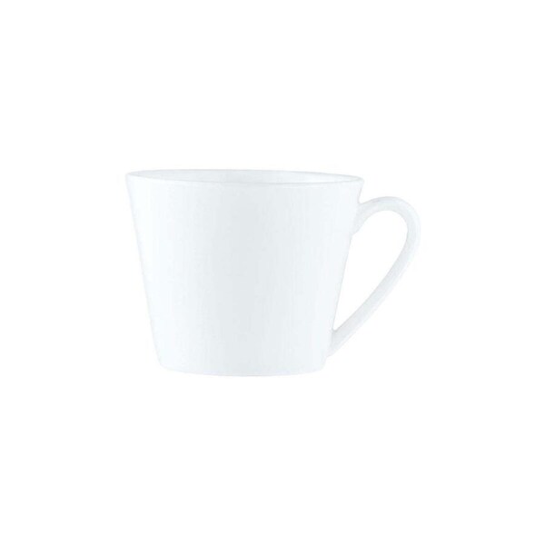 Maxwell & Williams Cashmere 450ml Short Coffee Mug Cup Fine Bone China White