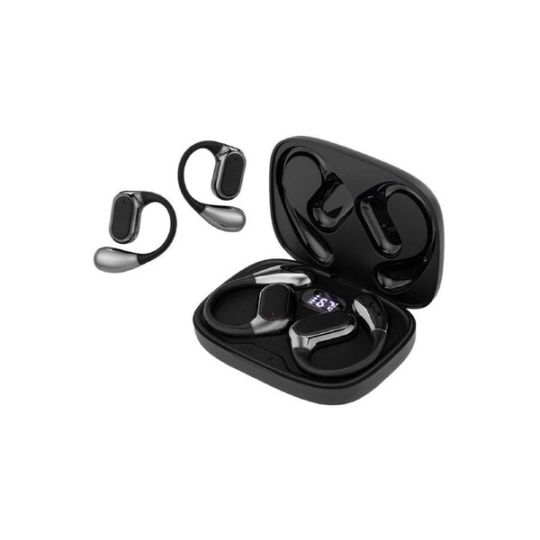 Open Ear Wireless Earbuds with Power Display