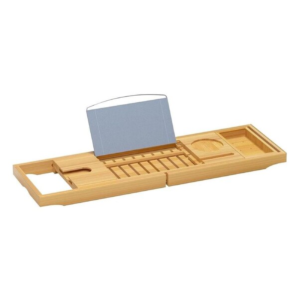 Adjustable Bamboo Bath Caddy