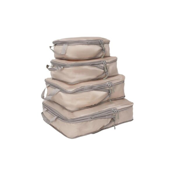4 Piece Compression Travel Packing Cubes