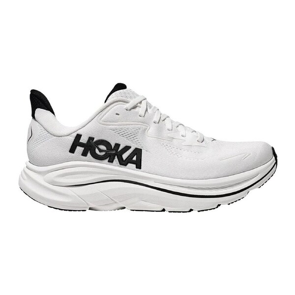 Hoka Men's Clifton 10 Running Shoes White/Black Men's Footwear Size (US) 11