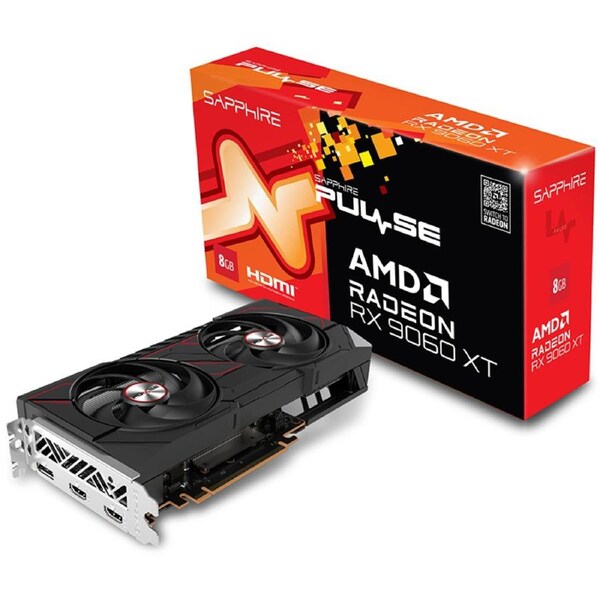 Sapphire Pulse AMD Radeon RX 9060 XT Gaming OC 8GB Dual (11350-04-20G)