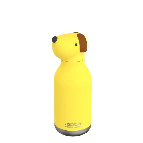 Asobu Bestie Bottle Dog Durable Double Wall Insulated Bottle 460ml - Yellow