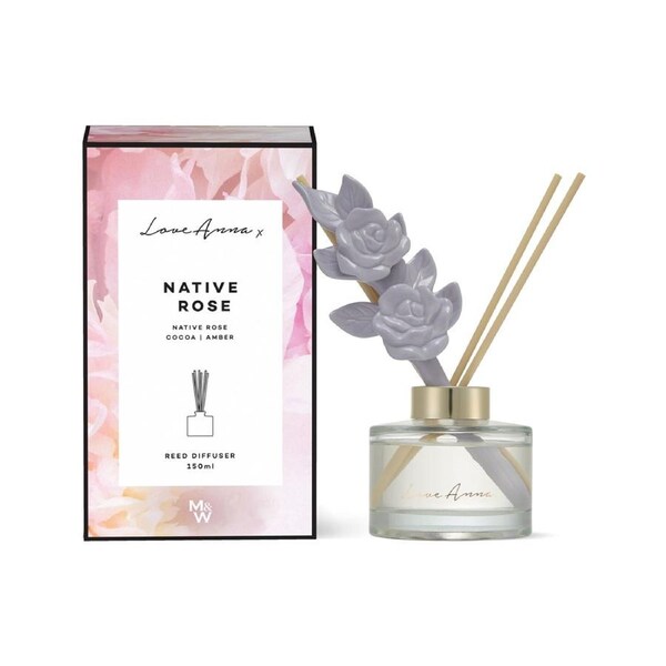 Love Anna X Botanika Essential Oil Long Lasting Diffuser 150ml - Native Rose