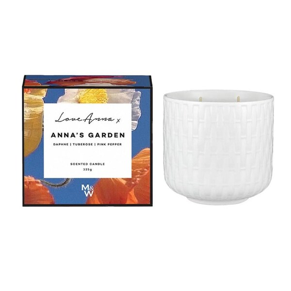 Love Anna X Scentimental Fragrance Candle 325g - Anna's Garden Gift Boxed