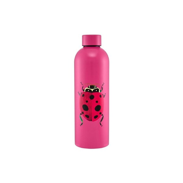 Maxwell & Williams Pete Cromer Garden Party Insulated Bottle 750ml - Ladybird