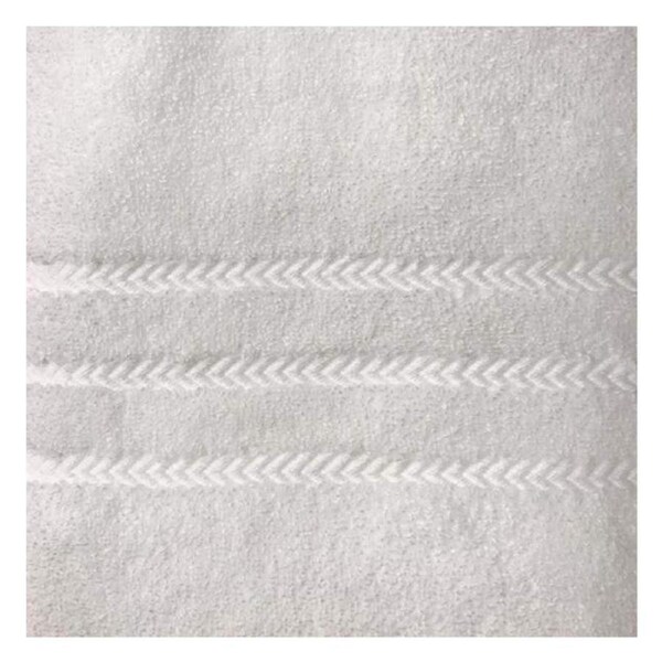 Pure Zone Bamboo Royalty Bath Sheet Soft Cotton Fibres - White 90 x 150 cm
