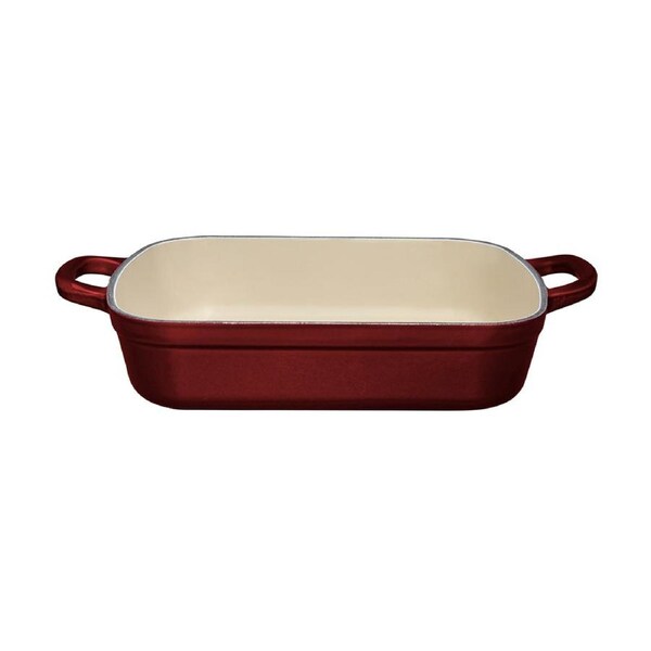 Maxwell & Williams Cookware Cast Iron Roaster 28X21cm/3L with Gift Box - Merlot