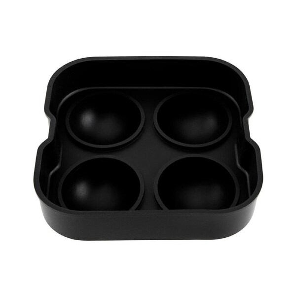Maxwell & Williams Cocktail & Co. Ice Ball Tray Makes 4 Ice Balls - Black