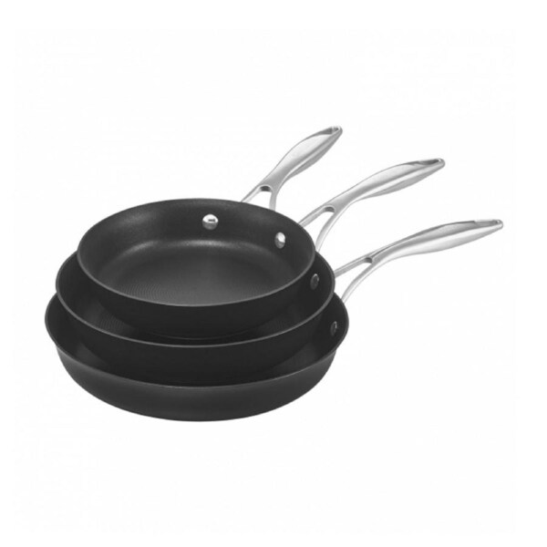 3pc Circulon Style Skillet Non Stick Surface with PFOA free - 21/25/28cm