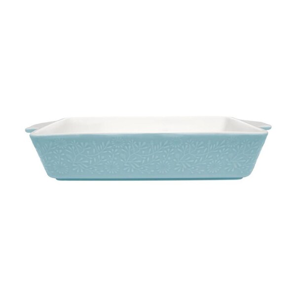 Maxwell & Williams Blooms Rectangular Baker 32X22X6.5cm Baking Tray - Blue