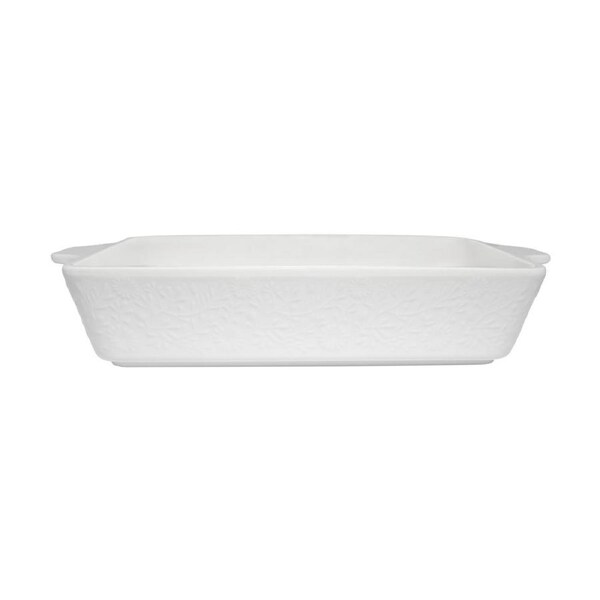 Maxwell & Williams Blooms Rectangular Baker 32X22X6.5cm Baking Tray - White