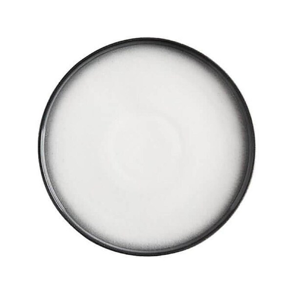Maxwell & Williams Porcelain Caviar Granite High Rim Plate 26.5cm - White
