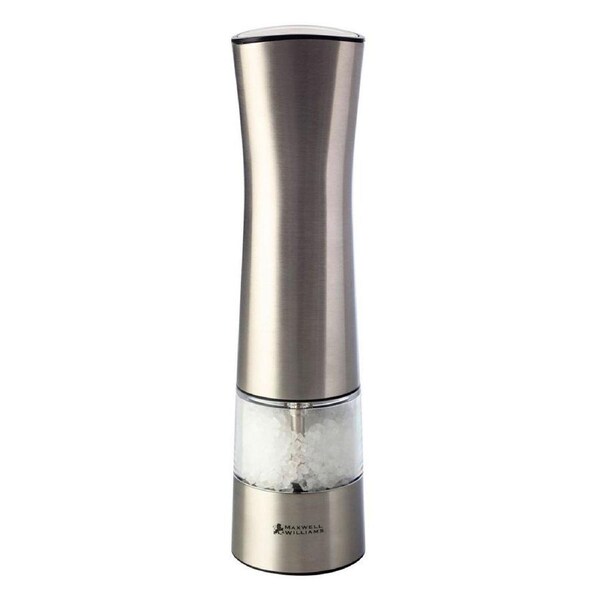 Maxwell & Williams Cosmopolitan Electric Salt/Pepper Mill 21cm - Stainless Steel